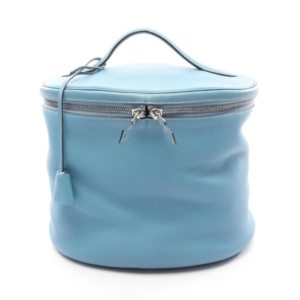 Hermes Intercity Blue Jean Handbag, Taurillon Clemence Leather, Women's